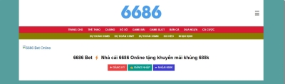 Nhà cái uy tín 6686 VN Online - Trải nghiệm thăng hoa cho người chơi